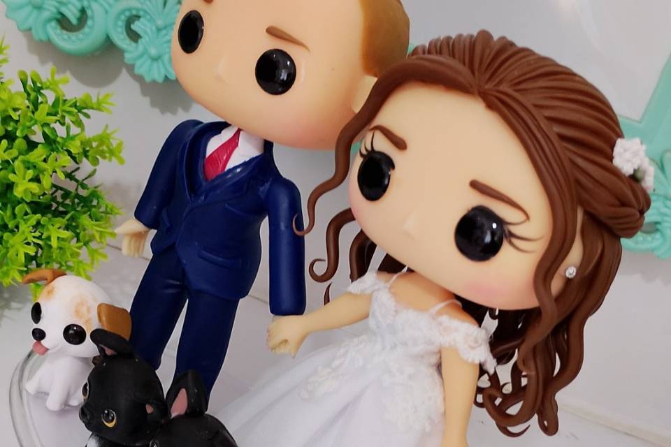 Noivinhos casamento com pets