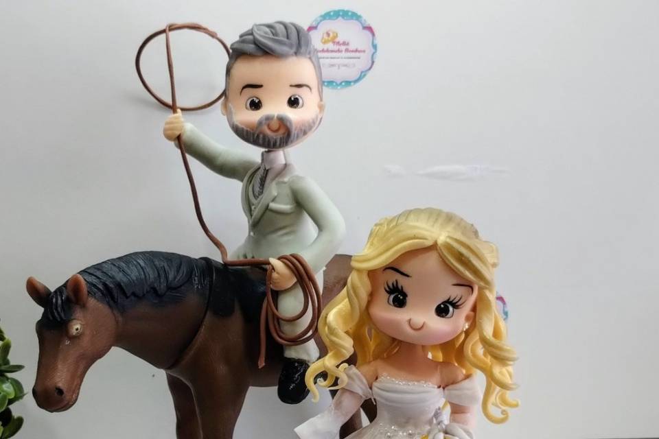 Noivinhos topo de bolo