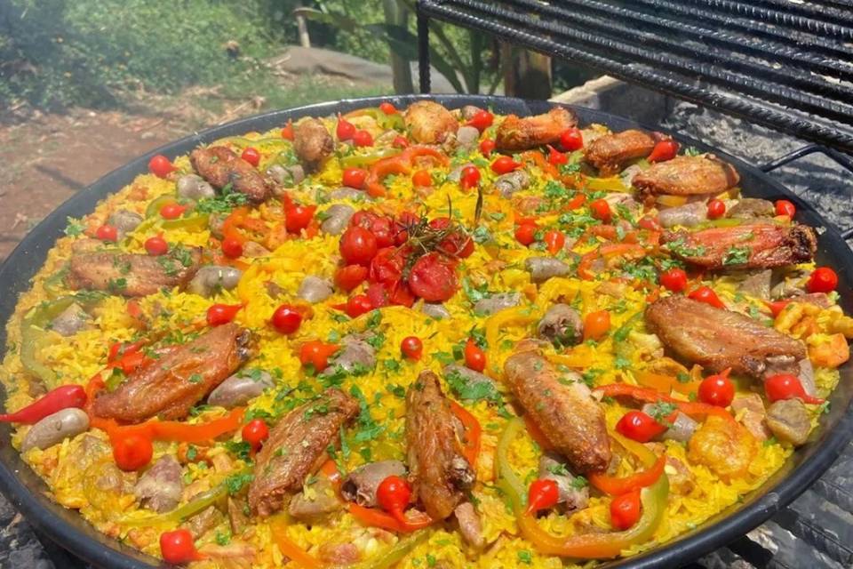 Paella na Parilla