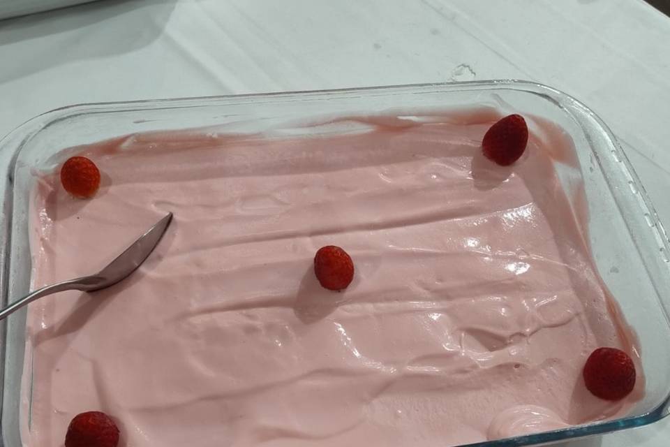 Mousse de morango