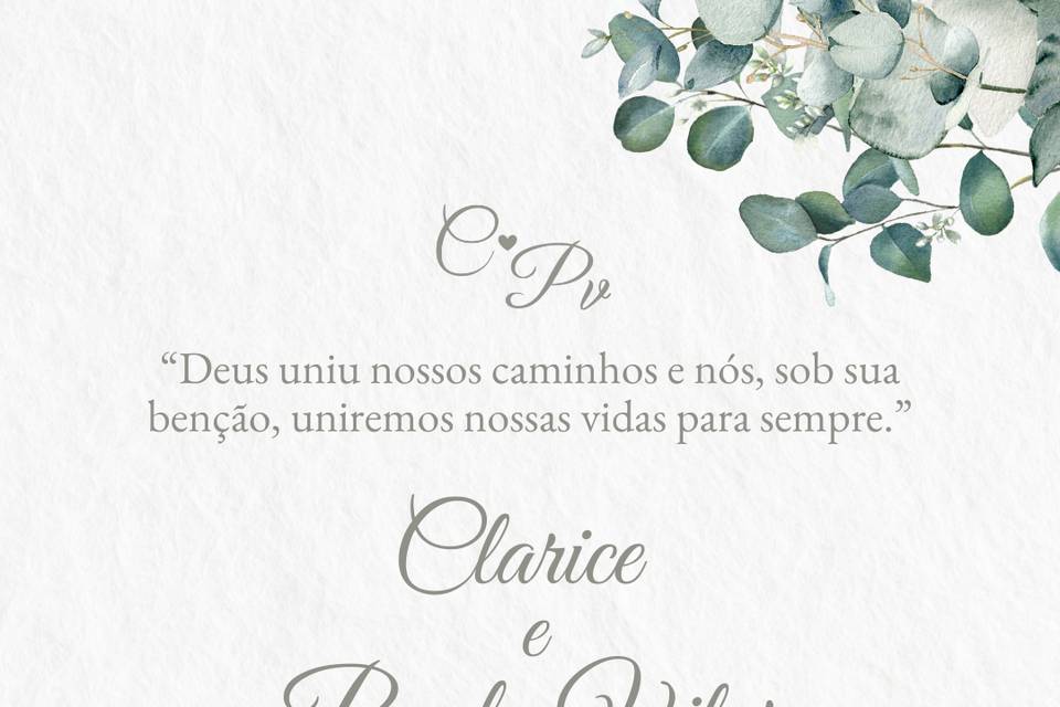 Clarice e Paulo Vitor