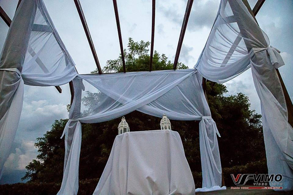 Gazebo decorado