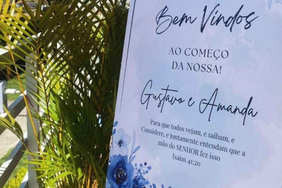 Cavalete para placa de boas vi