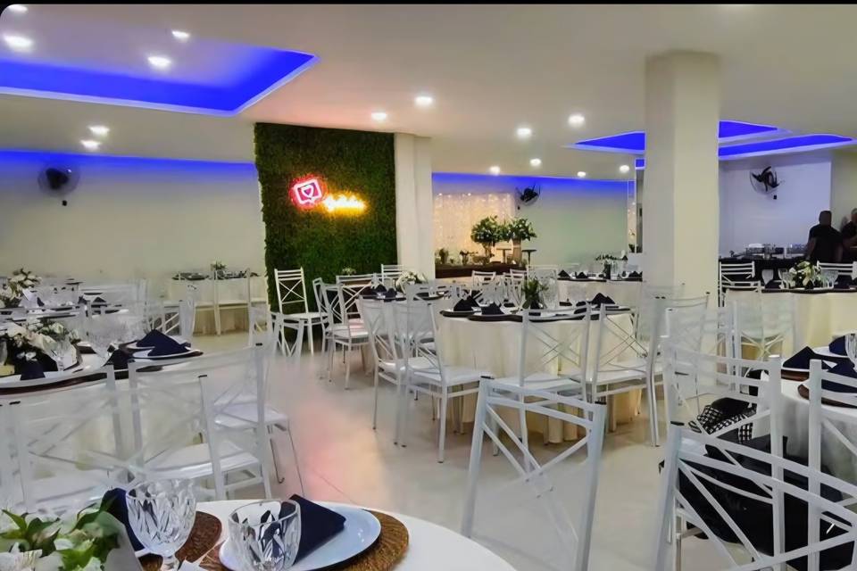 Salão decorado