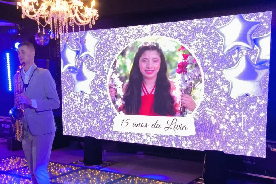 Debutante Painel de Led