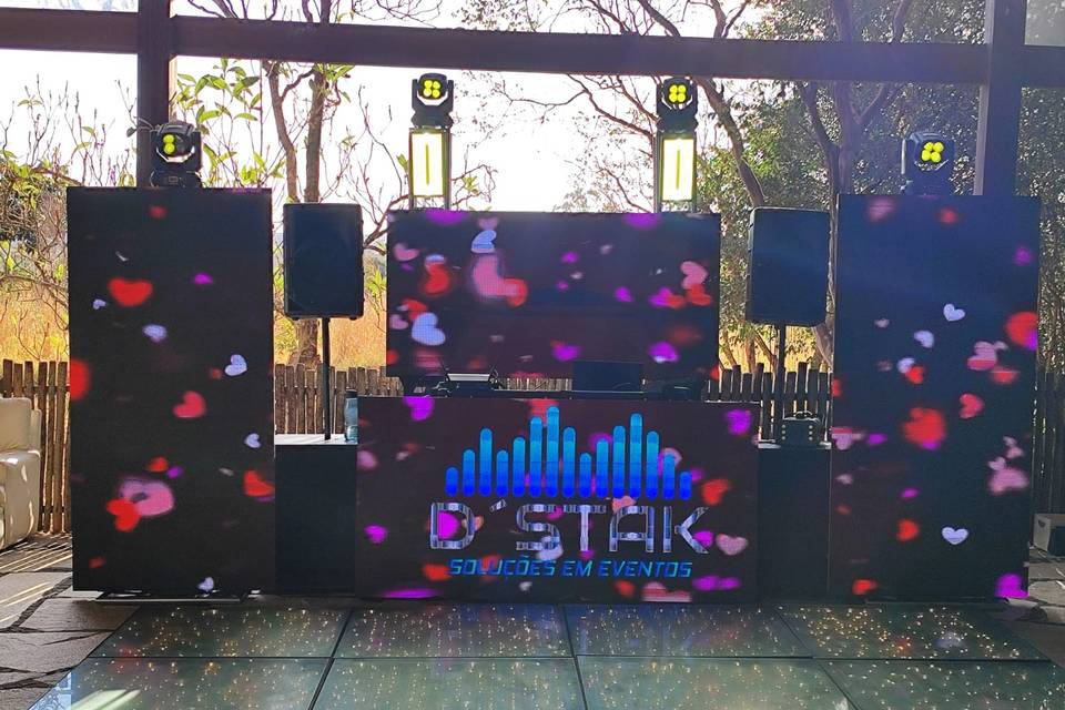 Casamento Painel de Led