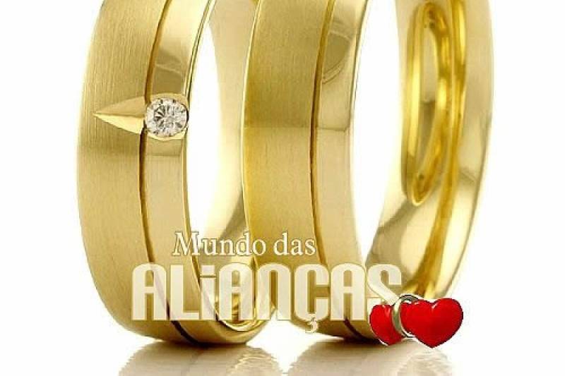 Alianças de casamento e noivad