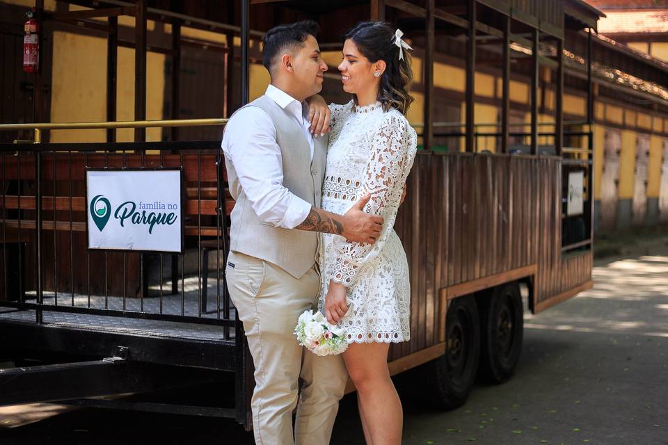 Ensaio casal bondinho