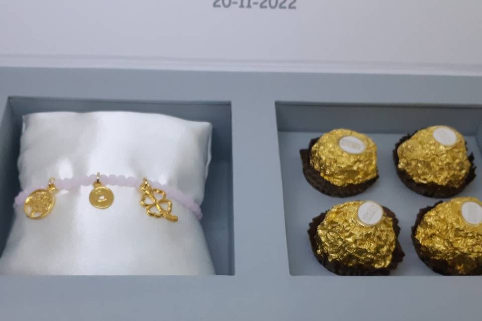 Cx para pulseira e Ferrero