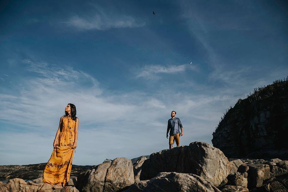 Ensaio casal Cabo Frio praia