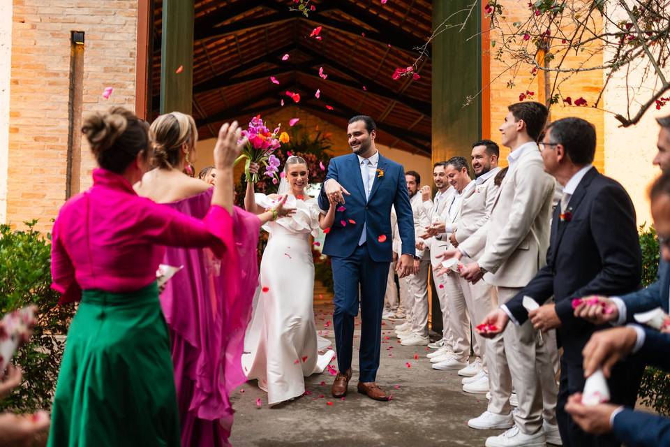 Saída da Cerimônia