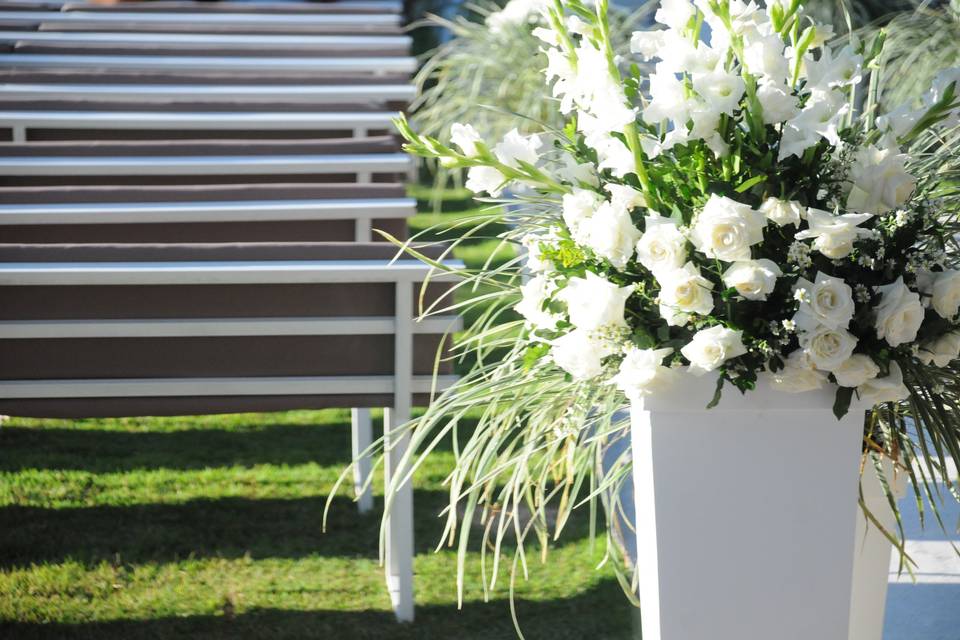 Casamento ao ar livre