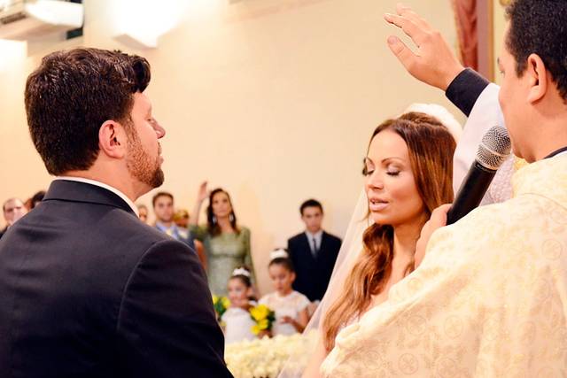 Durante a cerimônia