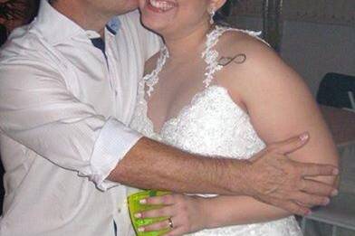 Noiva com amigo