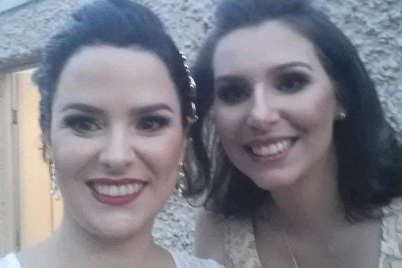 Noiva com convidada