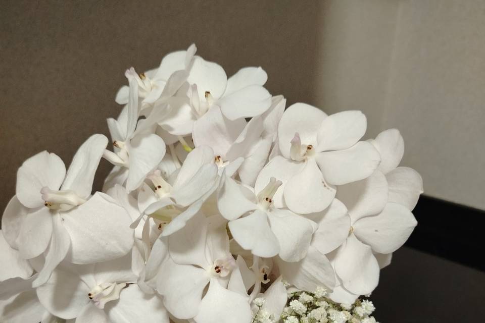Buquê de noiva orquídea
