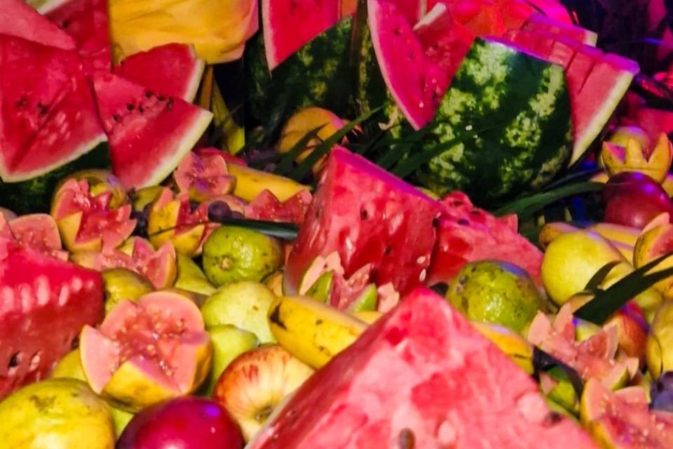 Mesa de frutas