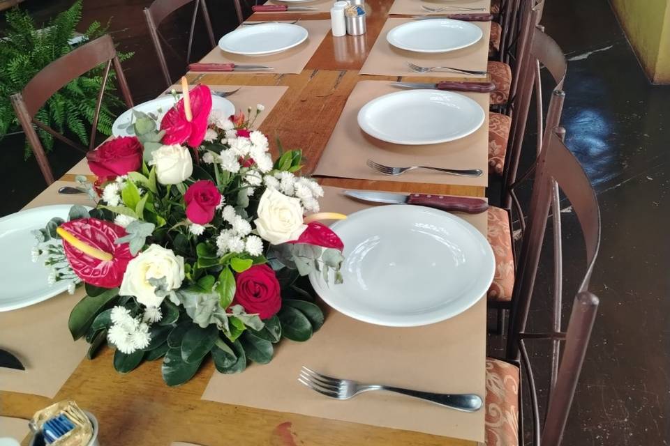 Centro de mesa restaurante