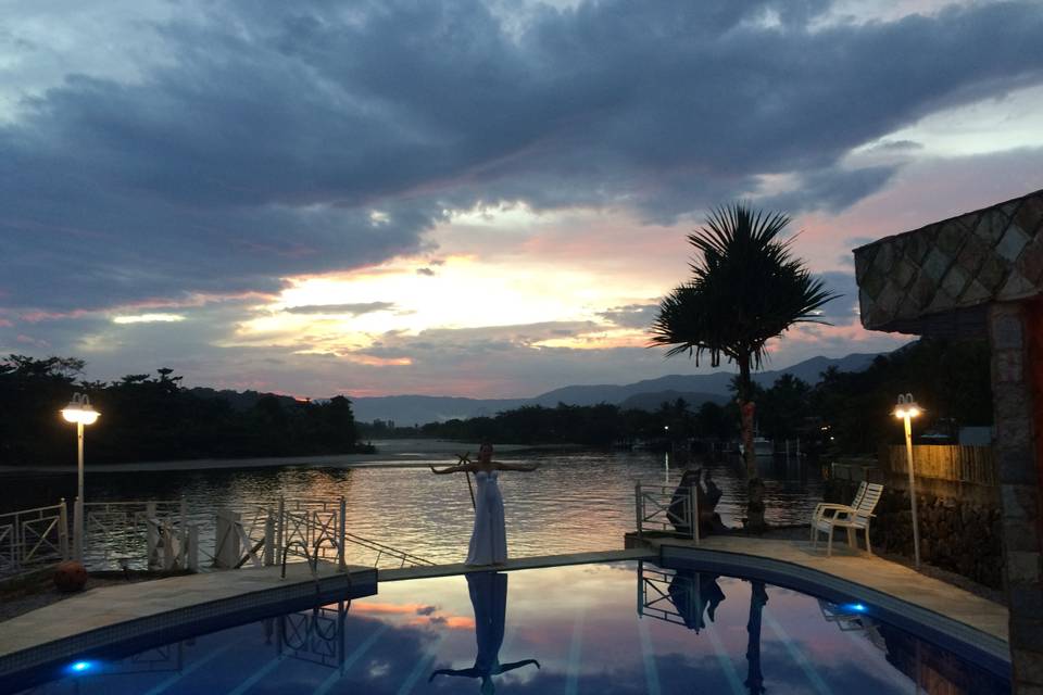 Por do sol
