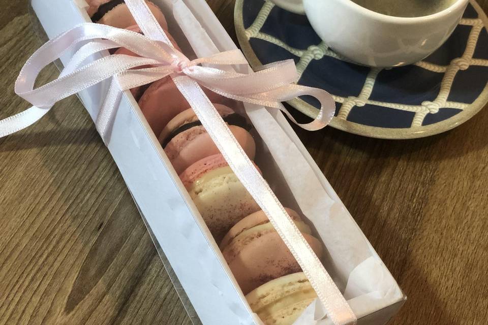 Caixinha de macarons variados