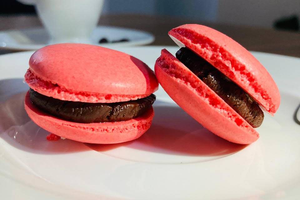 Macaron de chocolate belga