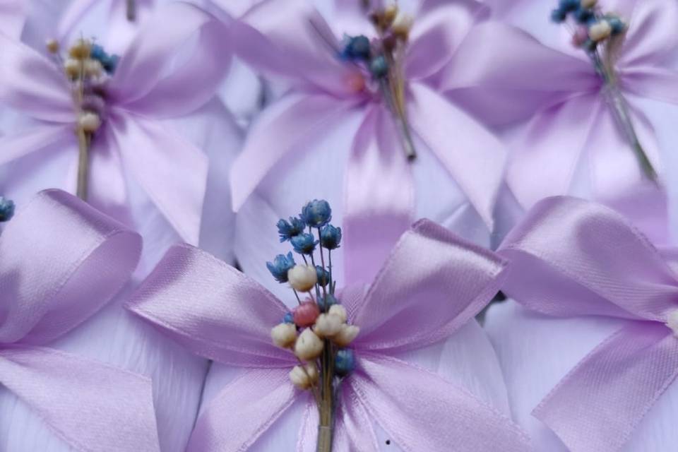 Lilas com mini buquê