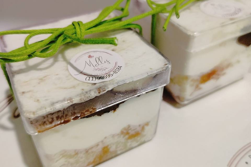 Bolo de casamento individual