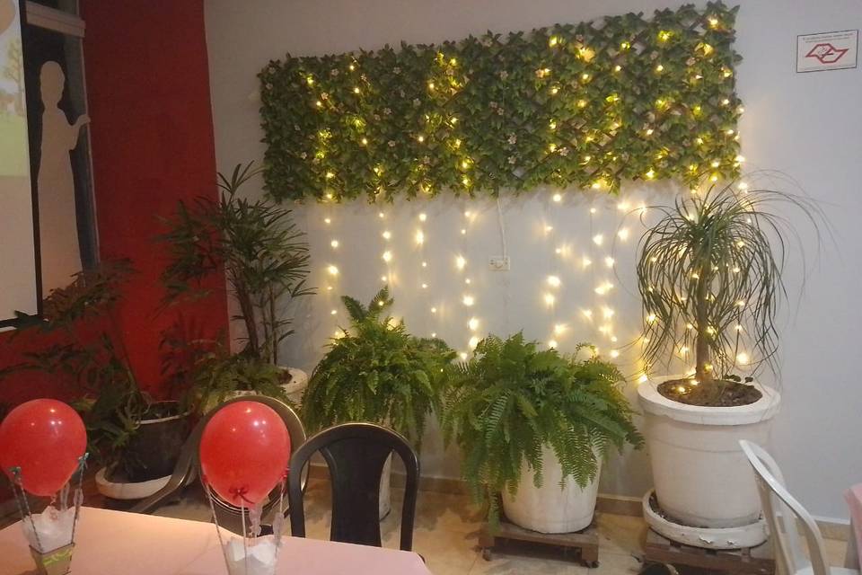 Parede pré decorada