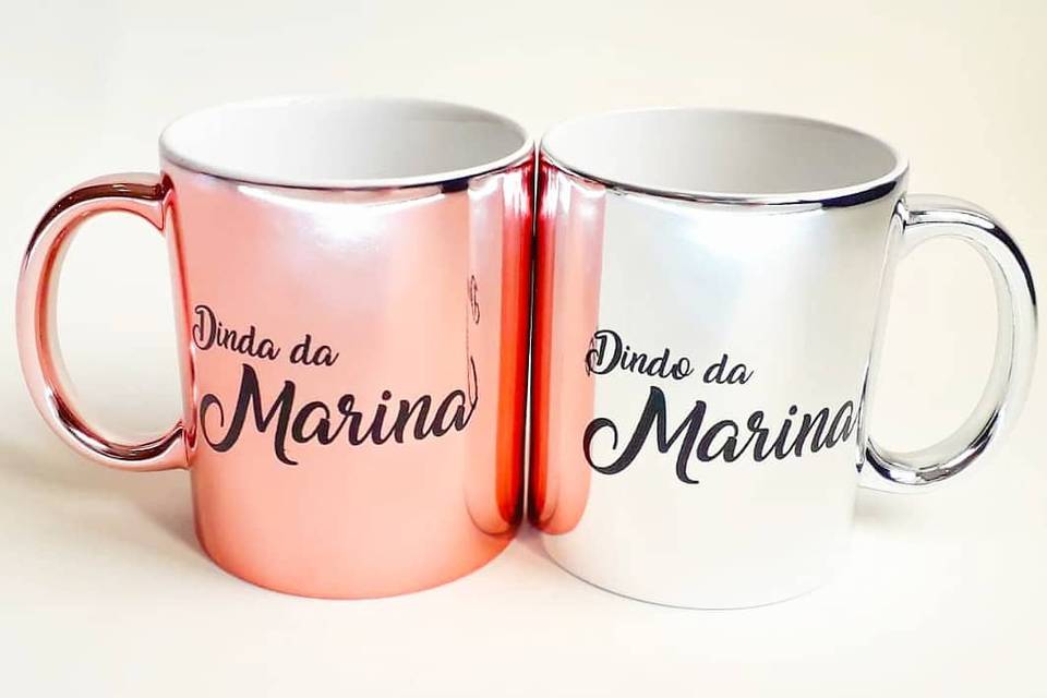 Caneca metalizada