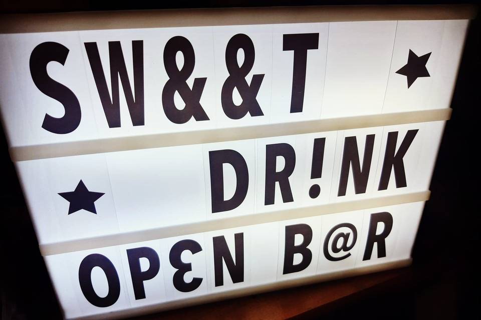Sweet Drink - Open Bar