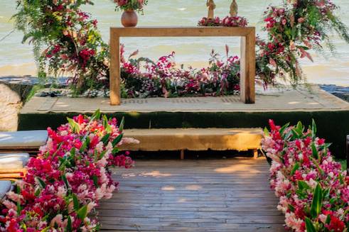 Casamento Praia altar