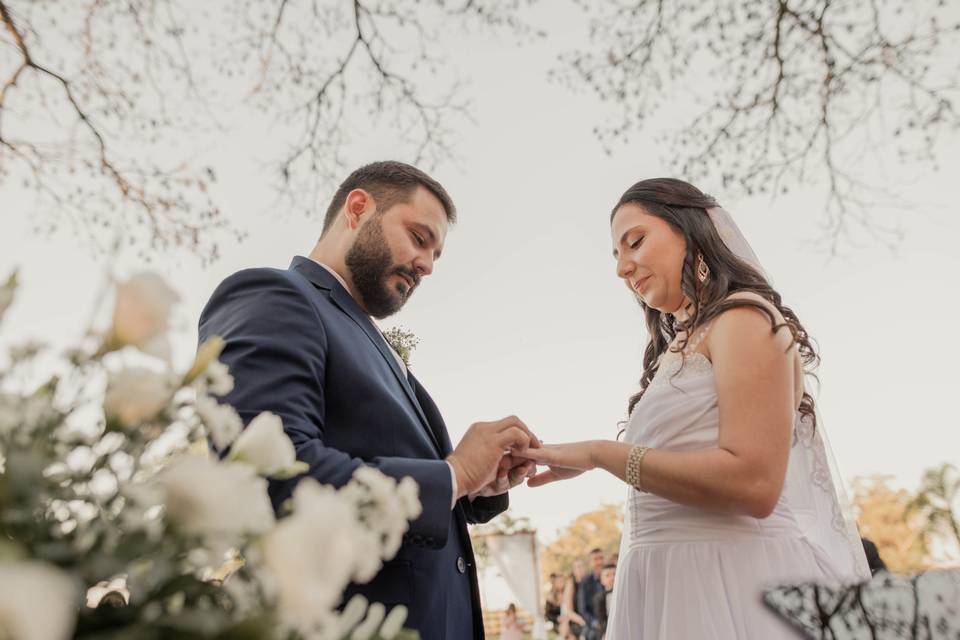 Casamento ao ar livre