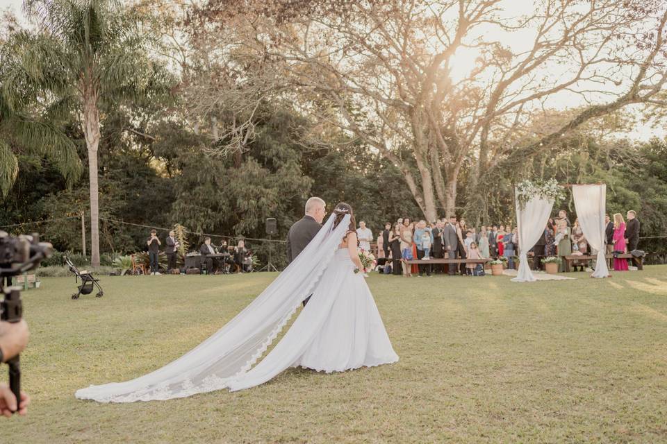 Casamento ao ar livre