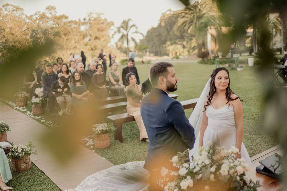 Casamento ao ar livre