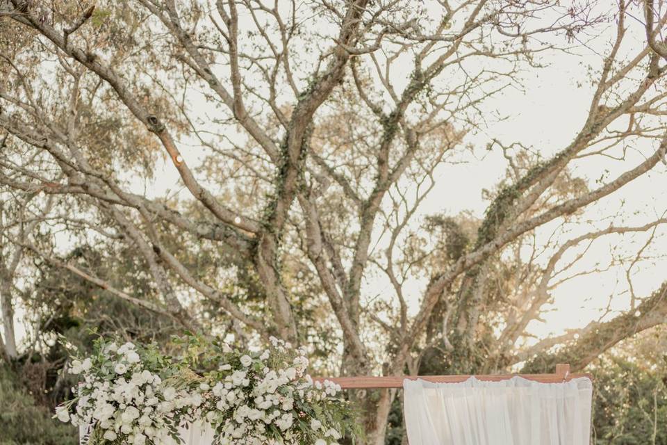 Casamento ao ar livre