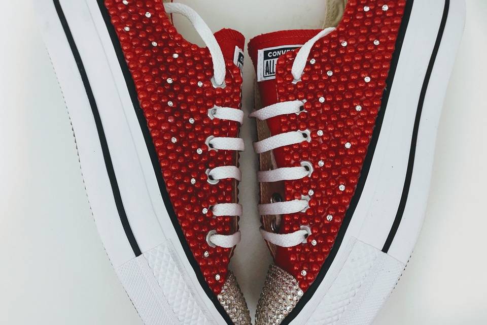 All star plataforma vermelho