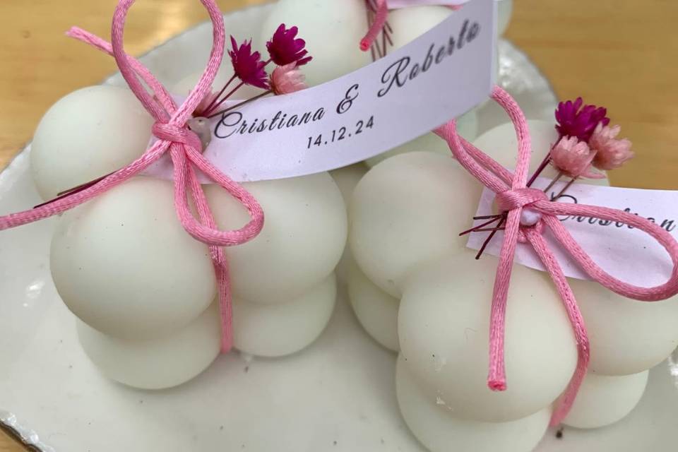 Velas molde Cubo bolha