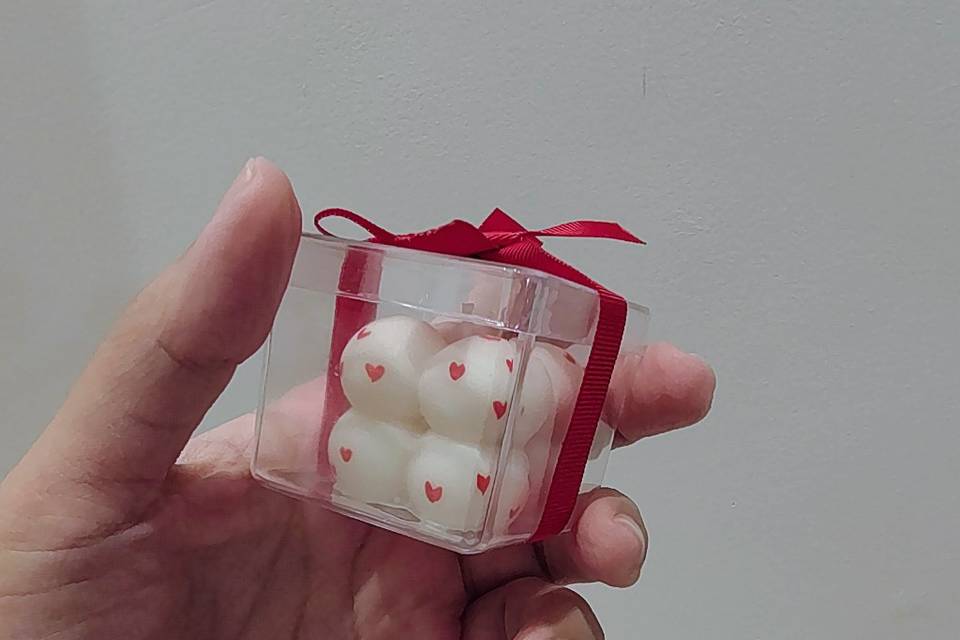 Velas molde Cubo bolha