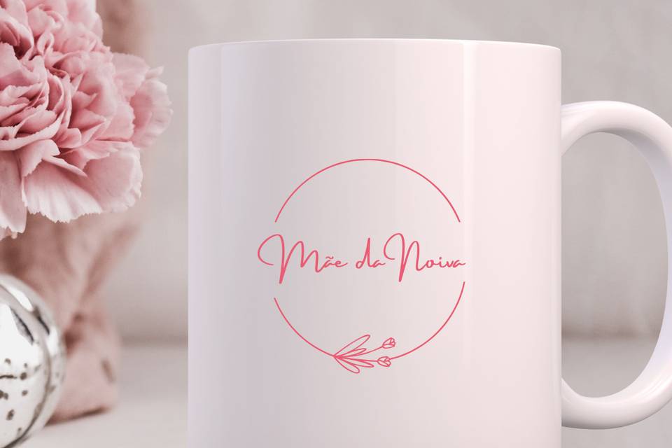 Caneca Mãe da Noiva Rosé