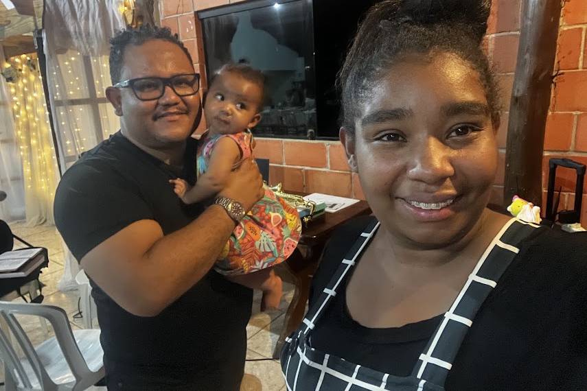 Familia me ajudando