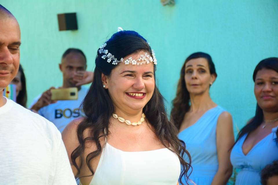 O sorriso da noiva