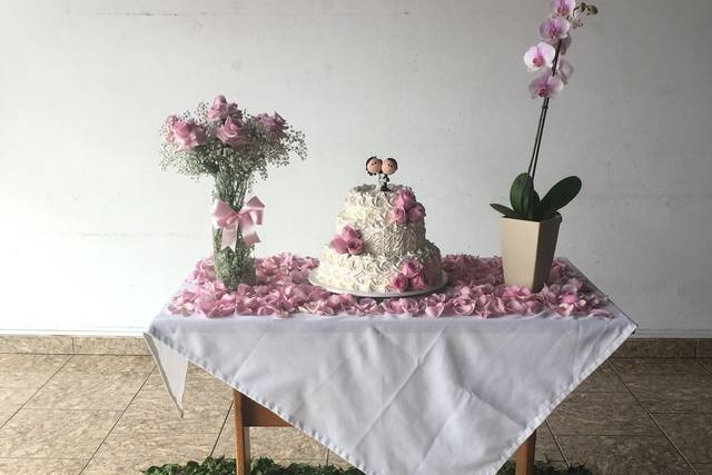 Mesa de casamento civil