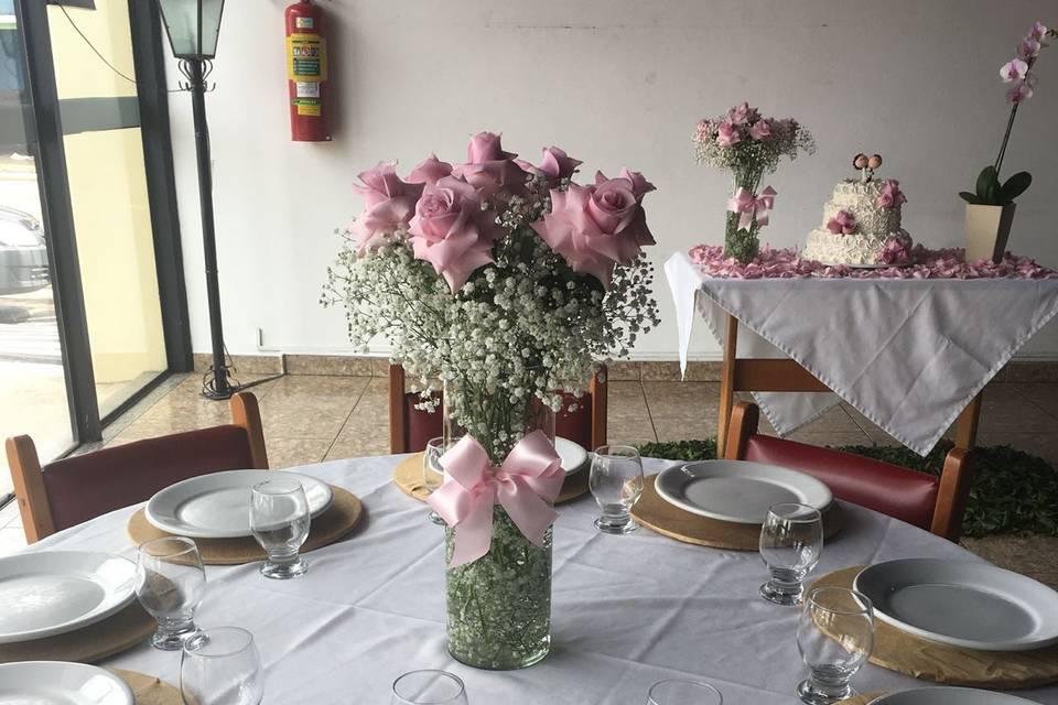 Mesa de casamento civil