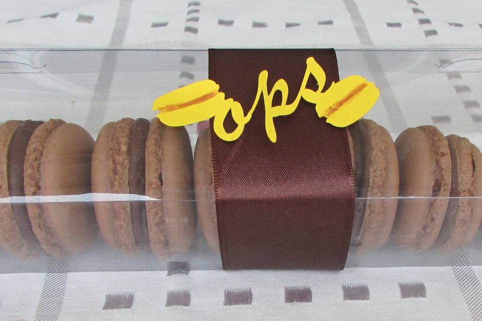 Macaron de chocolate