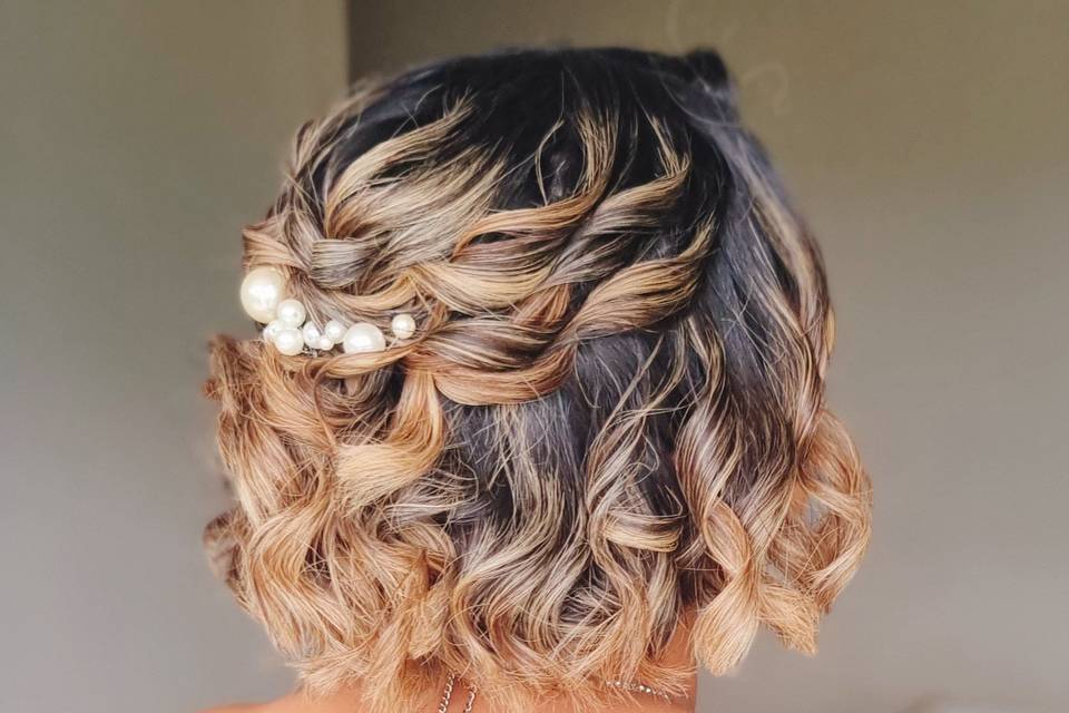 Penteado para cabelo curto