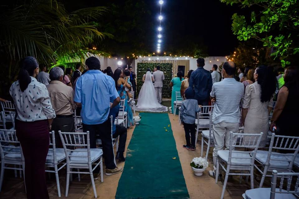 Casamento de Noite ao ar livre