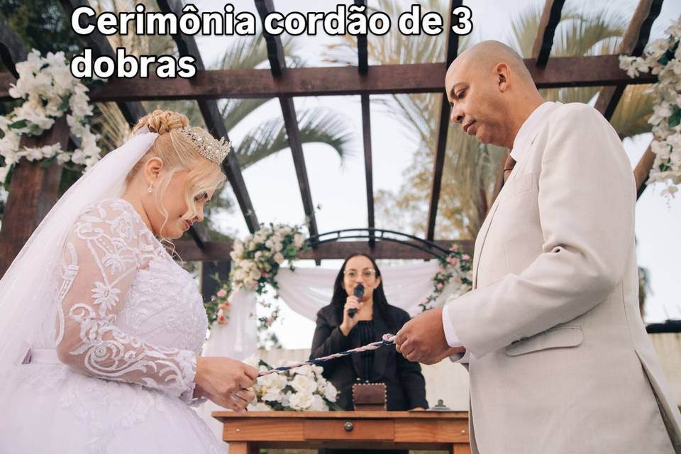 Cerimônia Cordão de 3 dobras