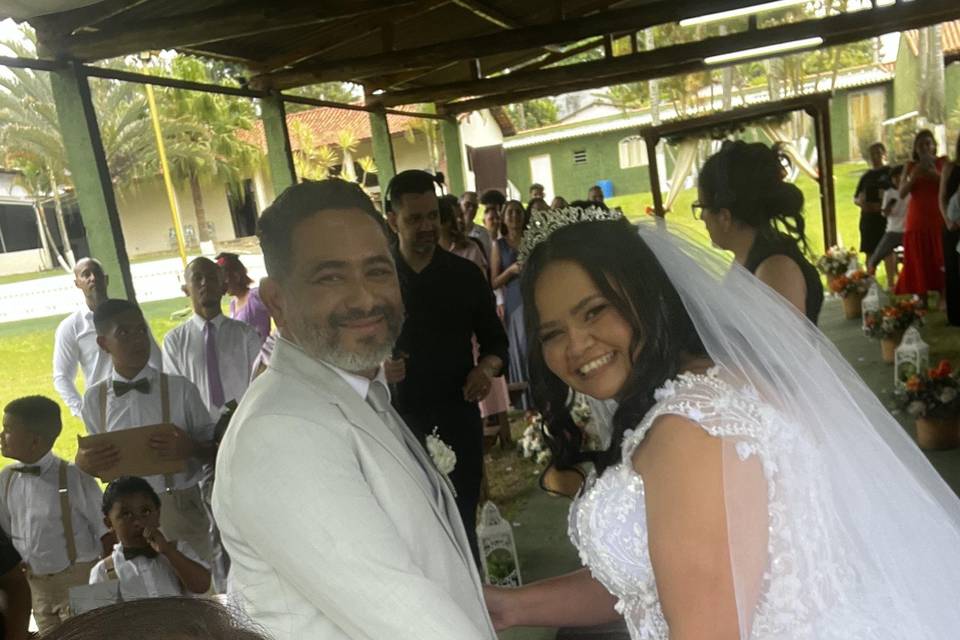 Casamento Foi lindo Grazi e Jo