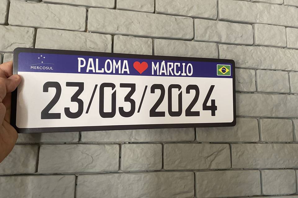 Placa automotiva