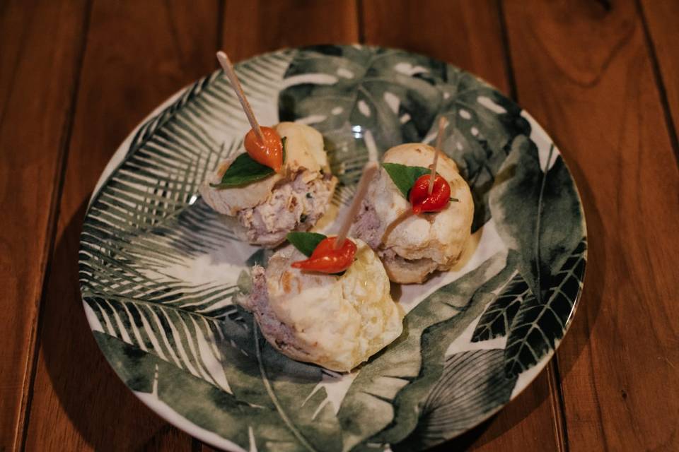 Finger Food pão queijo